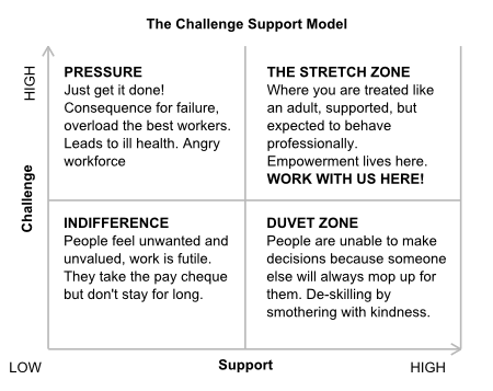 The Challenge Support Model